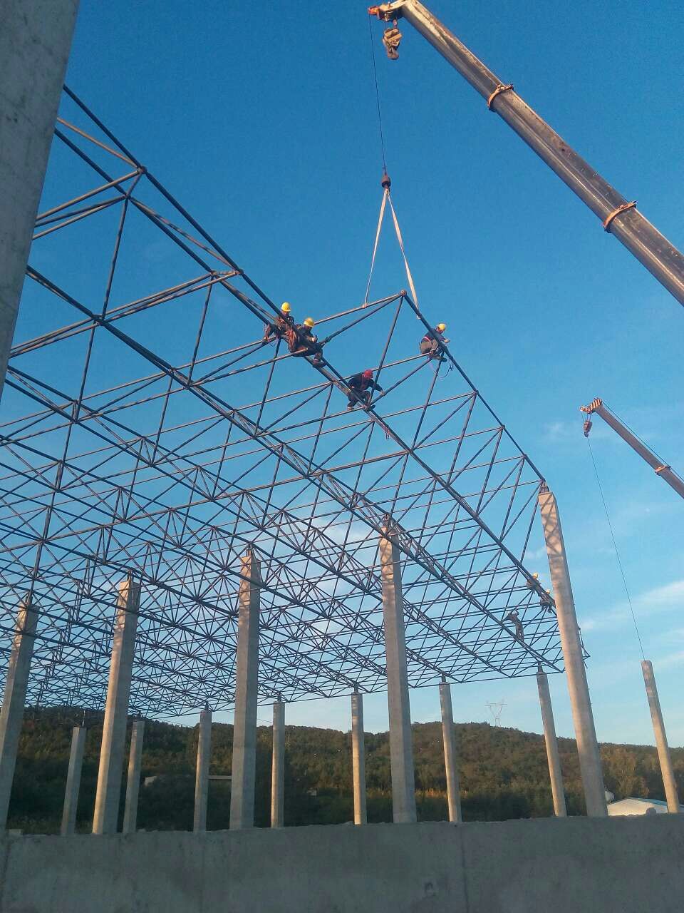 永安汪清物流园网架