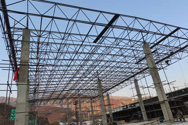 永安钢结构网架图片