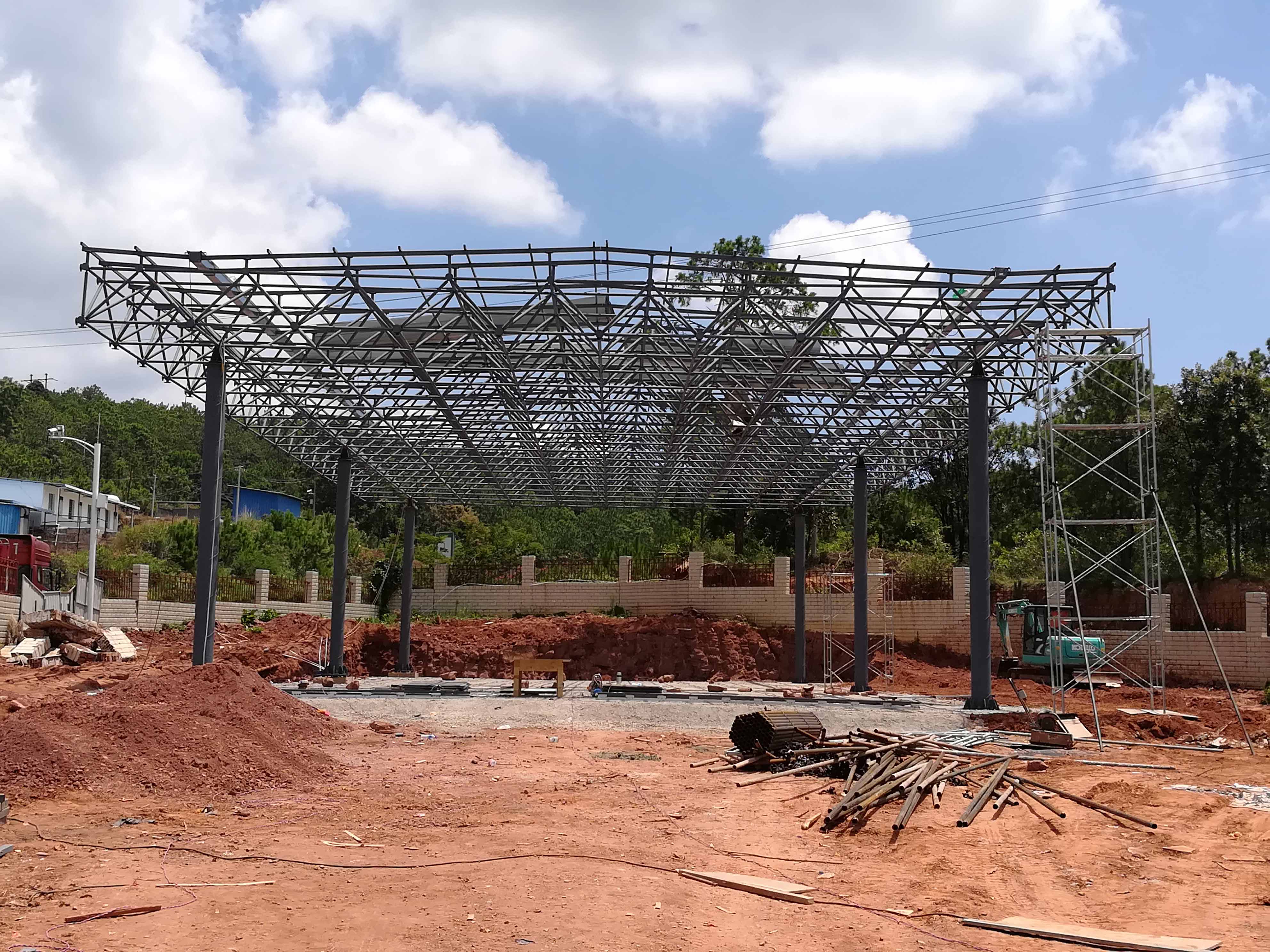 永安加油站网架屋面